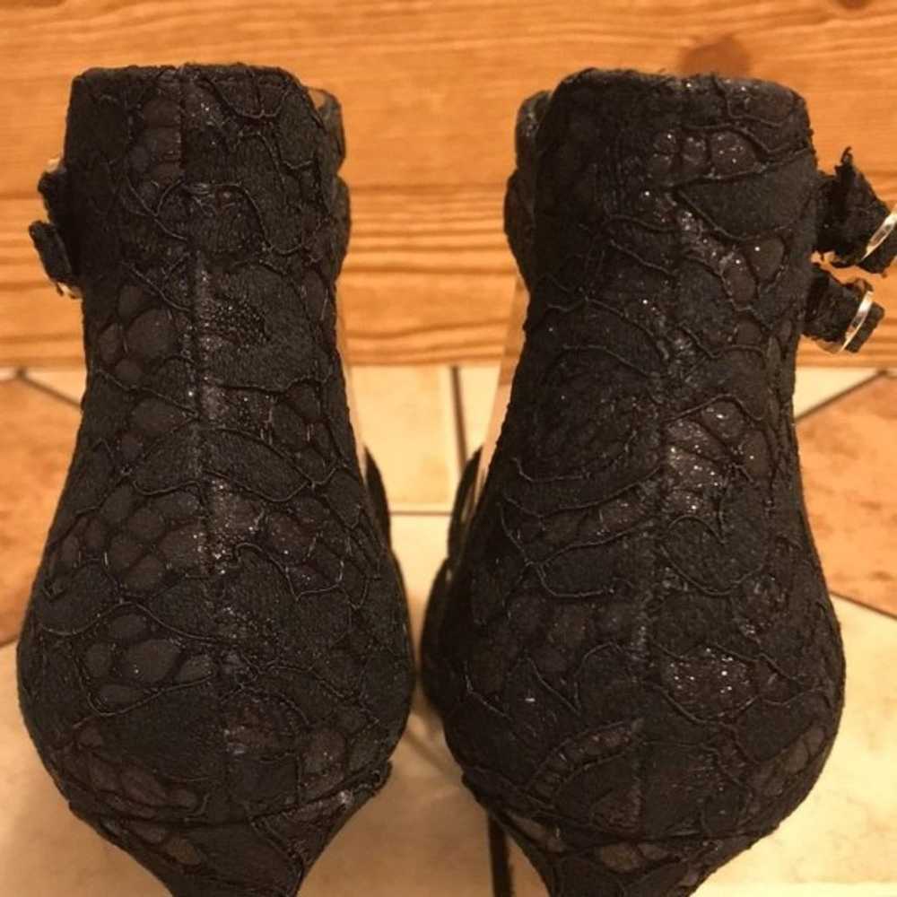 Adrianna papell Adara black gaugin lace heels siz… - image 9