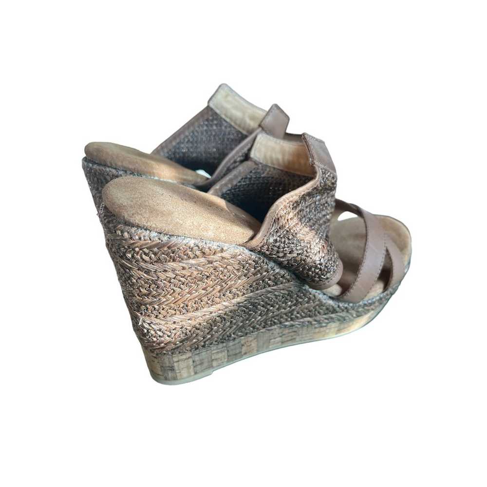 Very volatile Los Angeles wedges cork and woven s… - image 2