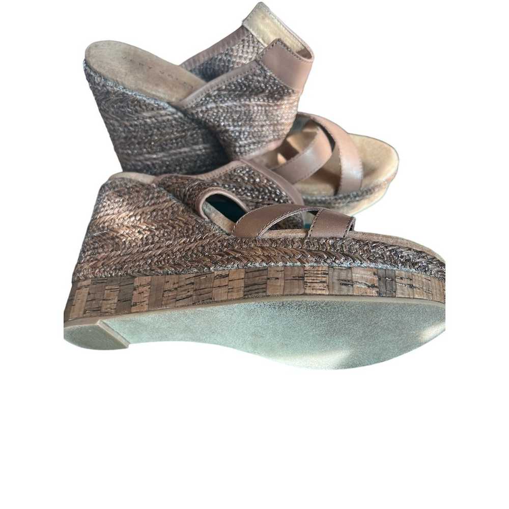 Very volatile Los Angeles wedges cork and woven s… - image 5
