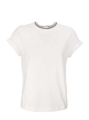 Brunello Cucinelli Stretch Cotton Jersey T Shirt W