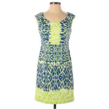 Adrianna Papell Mini Neon colored dress aztec wome