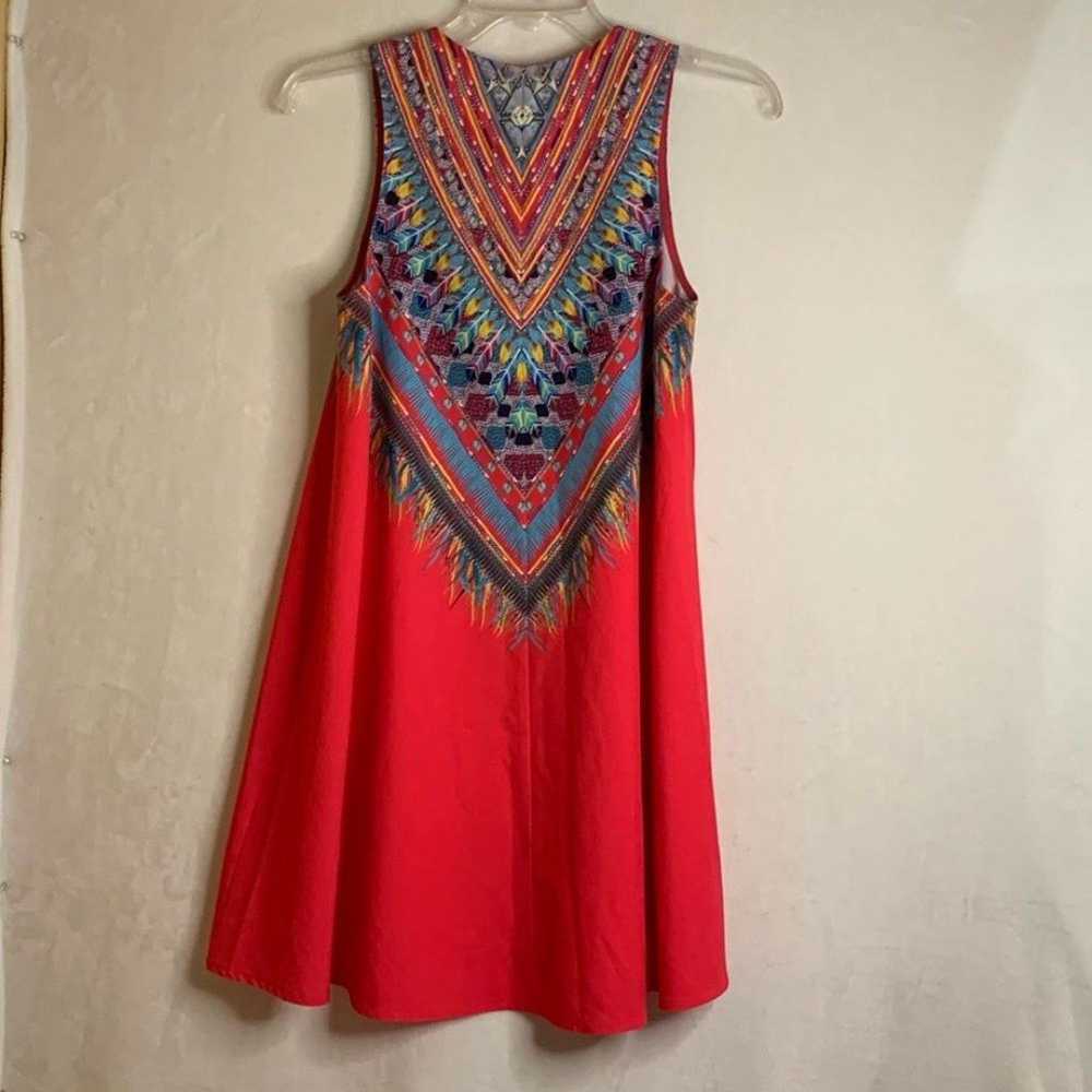 Xenia Boutique Fuchsia Pink Sheath Dress with Tri… - image 3