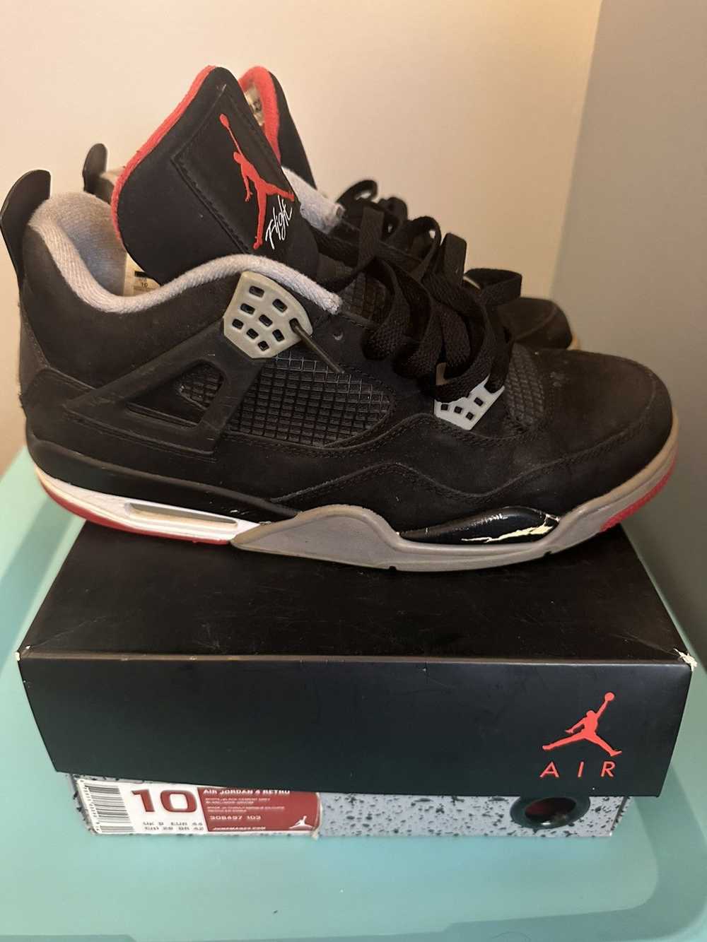 Jordan Brand × Nike × Streetwear Jordan 4 Bred sz… - image 2