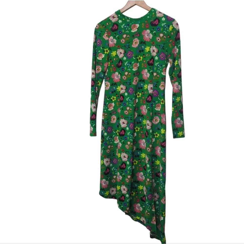 TOPSHOP midi floral Chuck on dress size 6 - image 3
