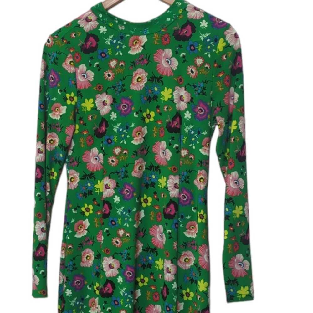 TOPSHOP midi floral Chuck on dress size 6 - image 4