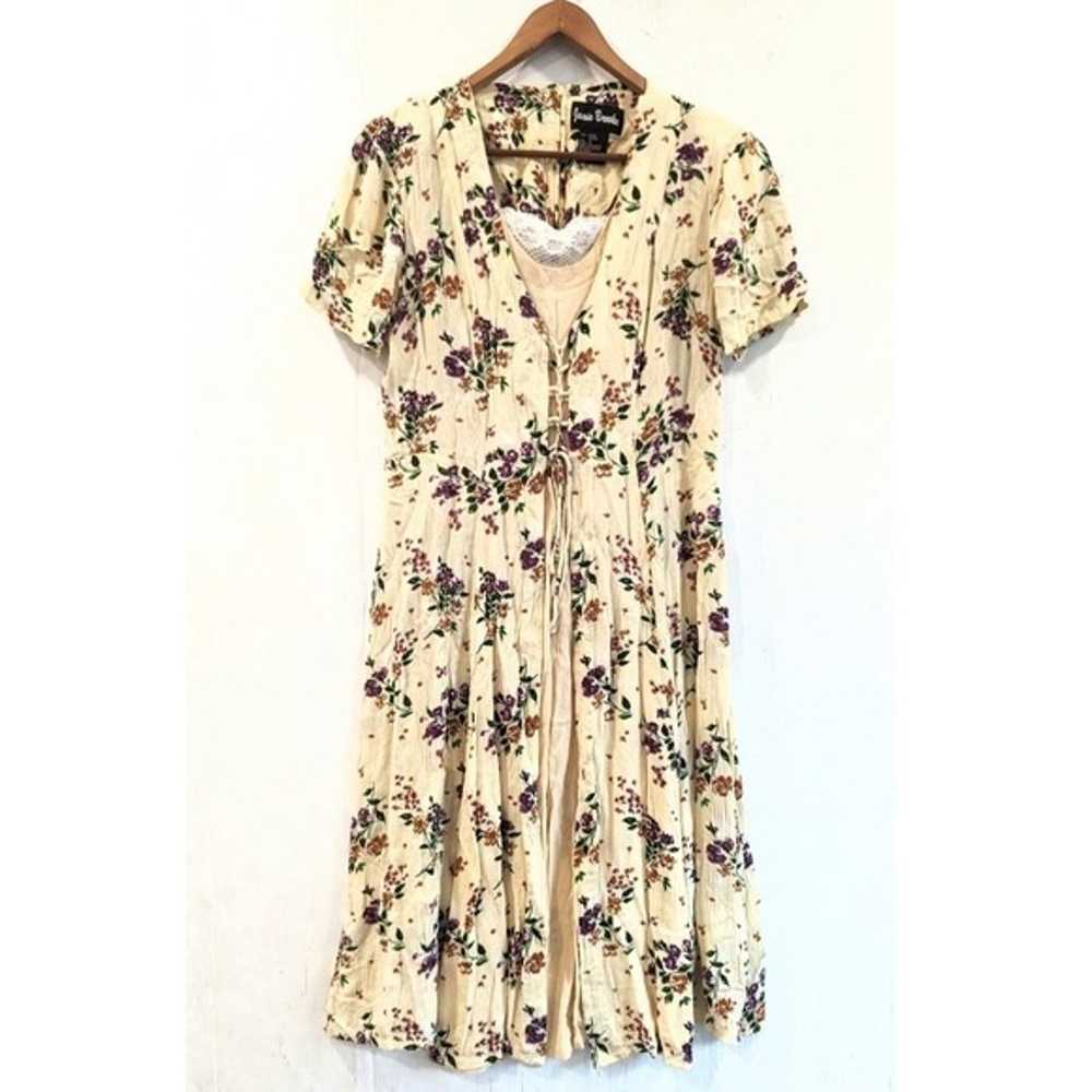 VINTAGE Jamie Brooke women's floral dress  fairyc… - image 1