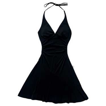 Y2K Black Halter Mini Dress