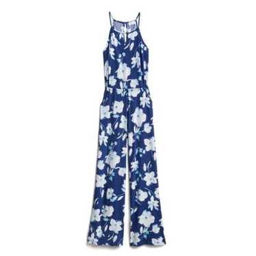 Stitch Fix Market & Spruce Blue Floral Jumpsuit //