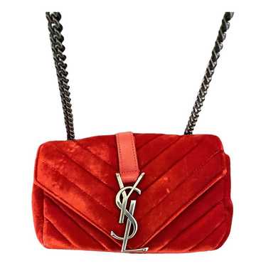 Saint Laurent Velvet handbag - image 1