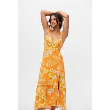 Urban Outfitters UO Siren Strappy Back Midi Dress 