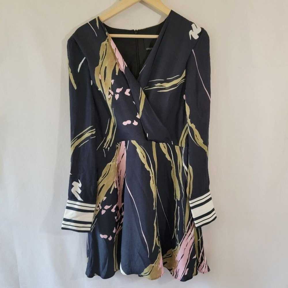 C/MEO Collective Abstract Print Mini Dress Sz L L… - image 2