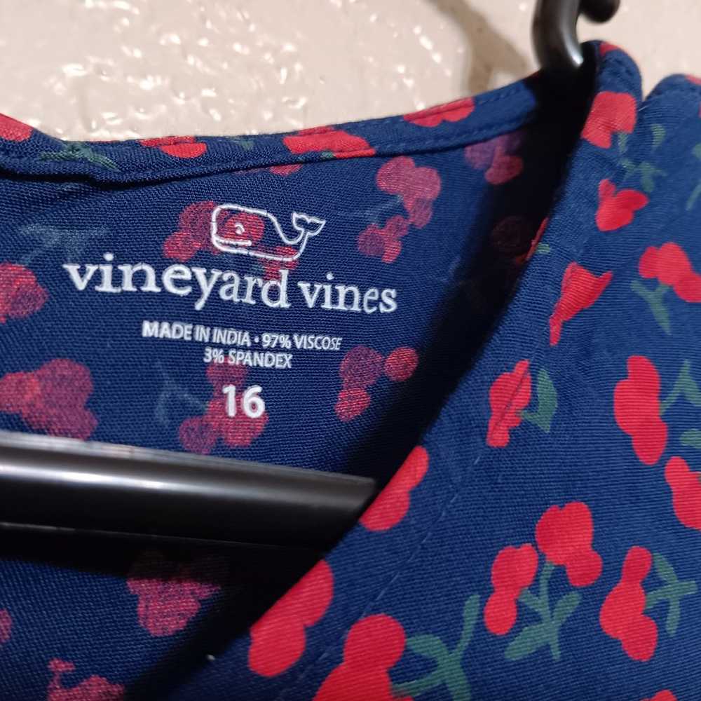 Vineyard Vines Navy Blue Red Cherries Stretch Jum… - image 6