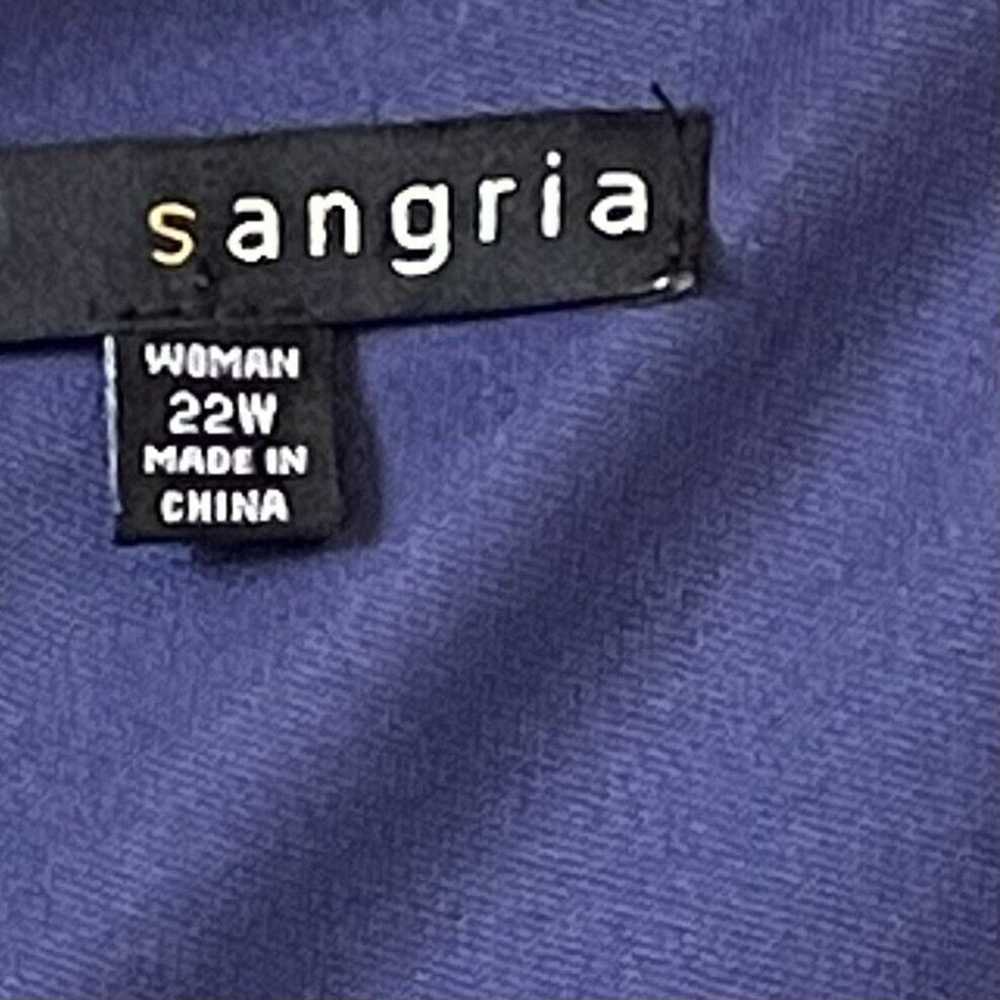 Sangria Sheath Dress Color Block Placed Geometric… - image 8