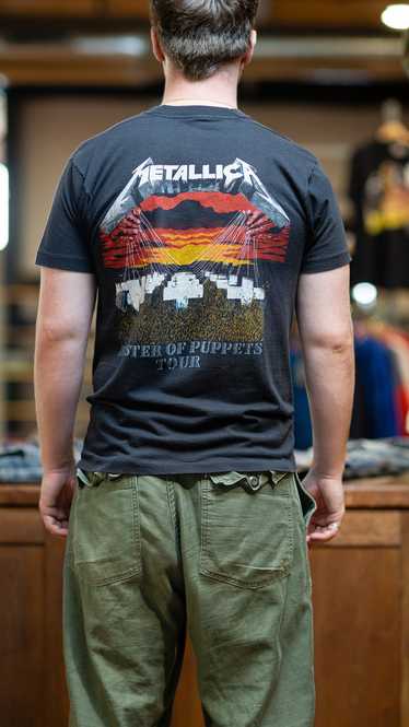 Large 80s Ozzy Osborune x Metallica T-shirt