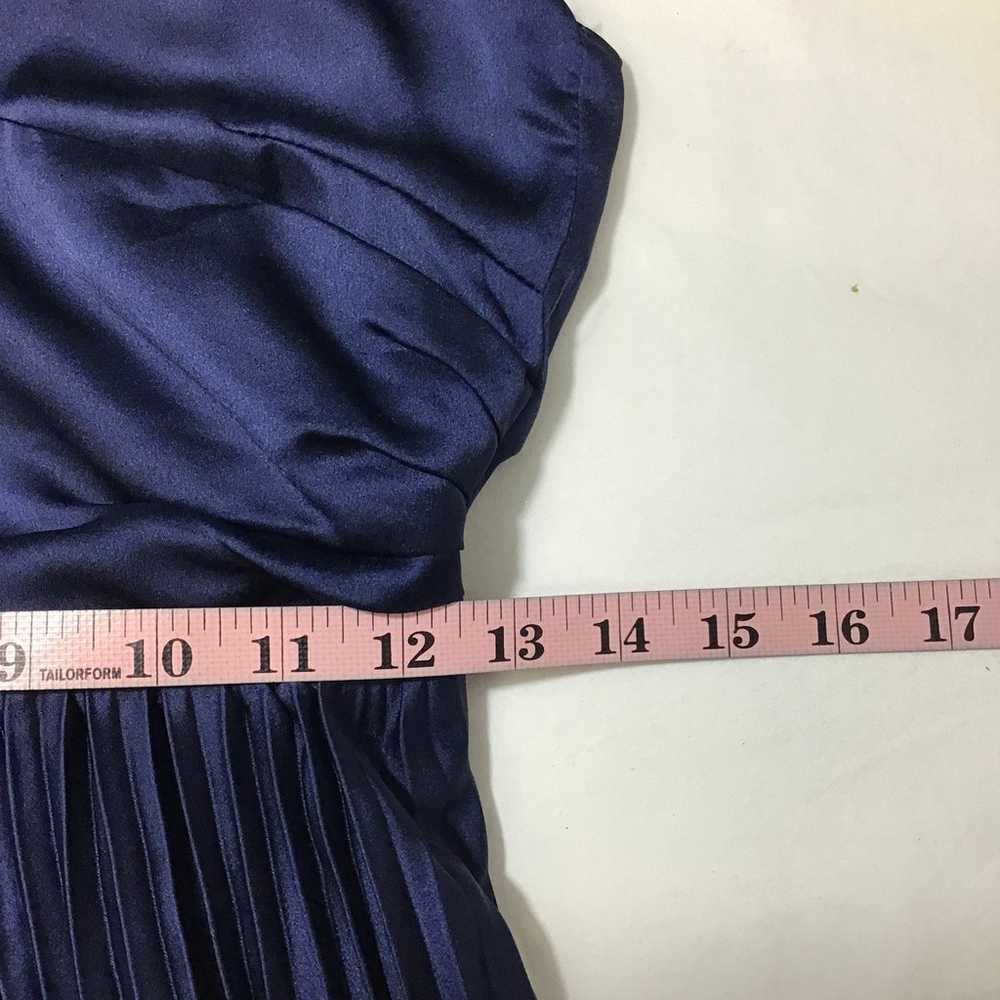 LULU'S XS Navy Blue Precious Sentiments Pleated S… - image 6