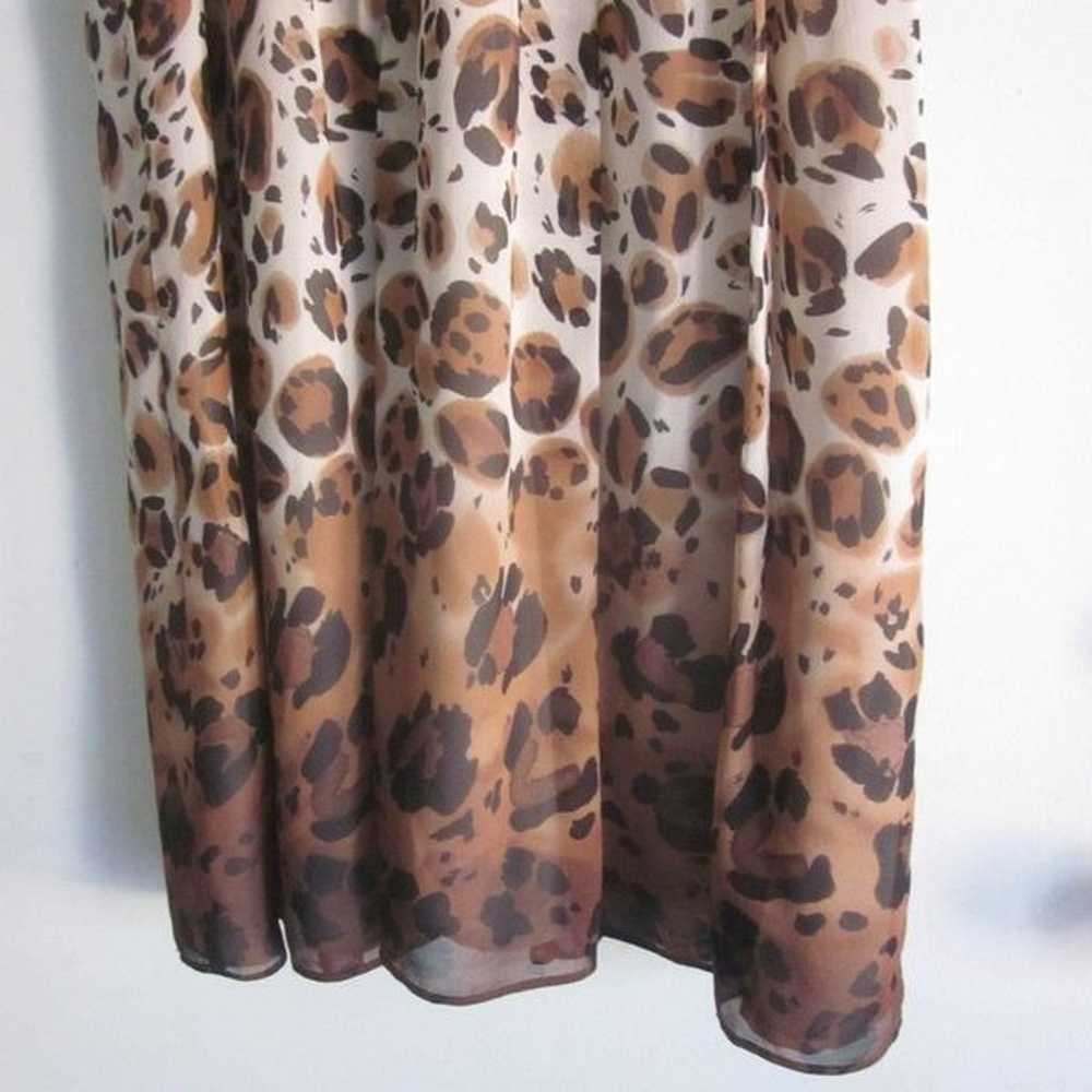 Nicole Miller Collection Silk Dress Animal Print … - image 12