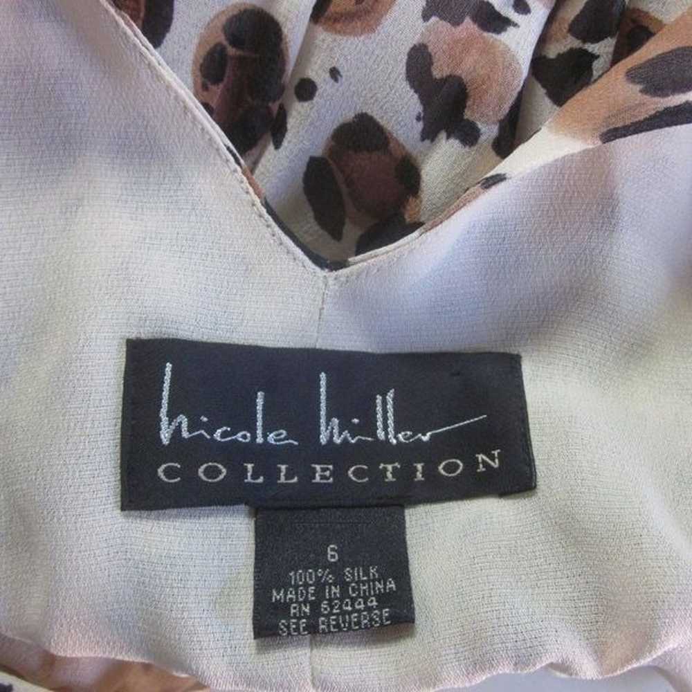 Nicole Miller Collection Silk Dress Animal Print … - image 2