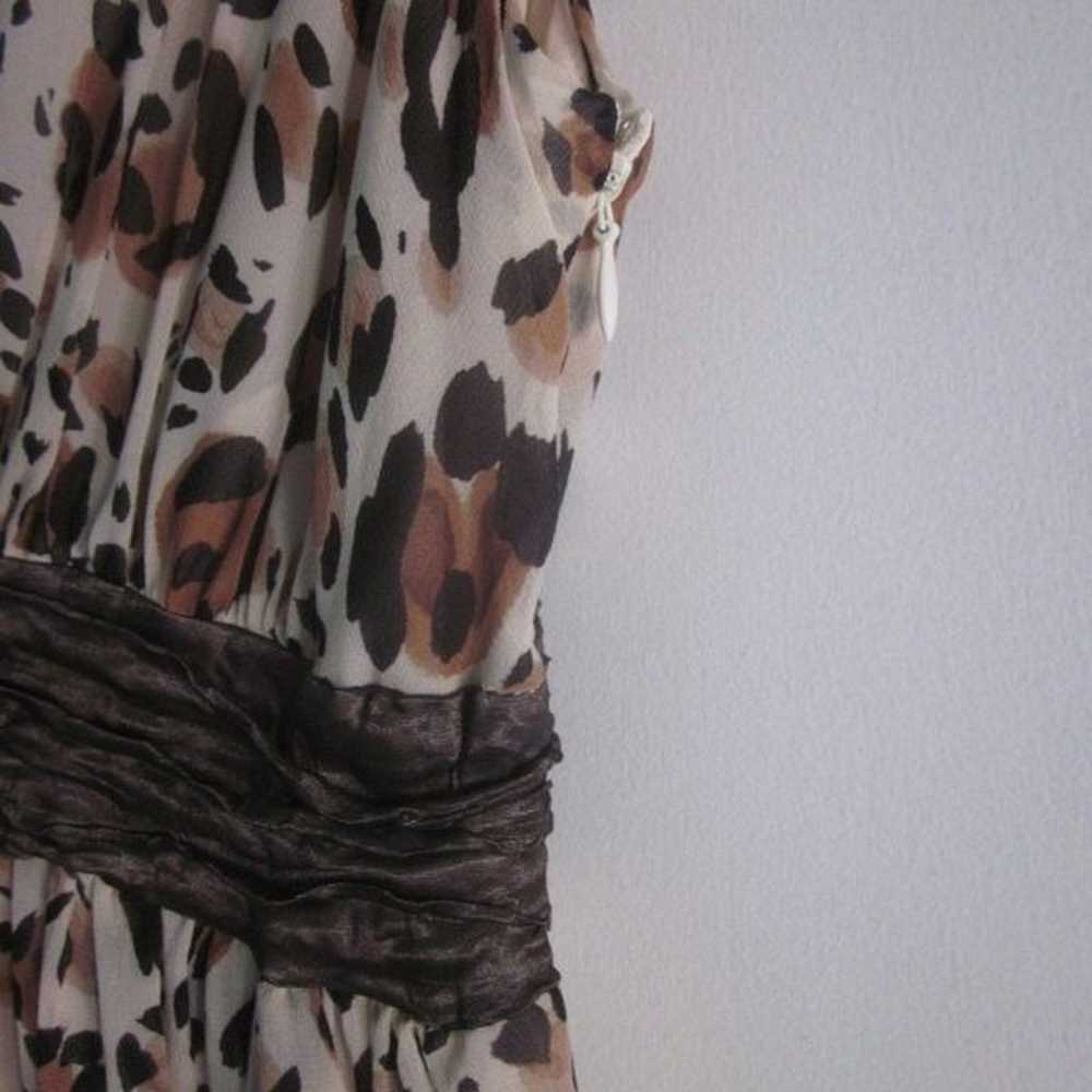 Nicole Miller Collection Silk Dress Animal Print … - image 9