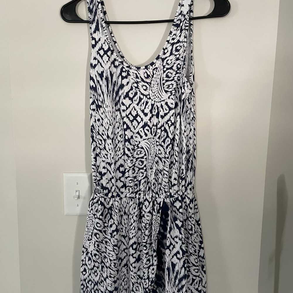 Lilly Pulitzer Jarred Romper Bright Navy Pineappl… - image 3