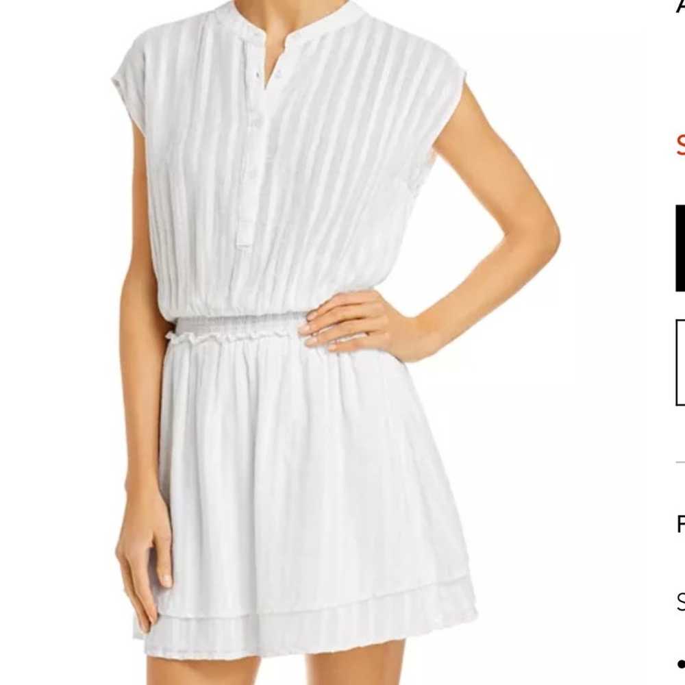 Rails Angelina Smocked Mini Dress in White Size XS - image 1