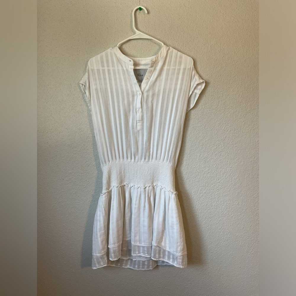 Rails Angelina Smocked Mini Dress in White Size XS - image 2