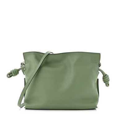 LOEWE Calfskin Mini Flamenco Knot Bag Avocado - image 1