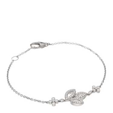 HARRY WINSTON Platinum Diamond Lily Cluster Bracel