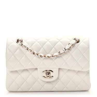 CHANEL Caviar Quilted Small Double Flap White