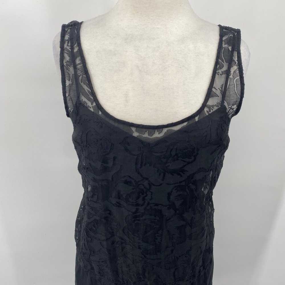 Tracy Reese Mini Dress Floral Lace Overlay Silk T… - image 3
