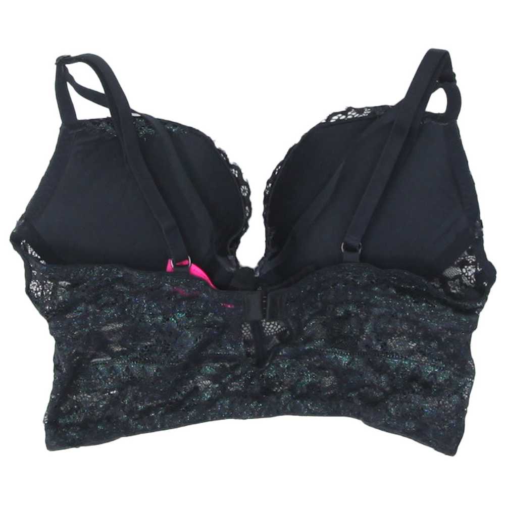 Ladies La Senza Black Metallic Push Up Bralette - image 2