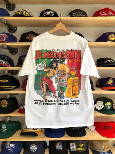 Vintage Big Johnson Tequila Tee Size Large