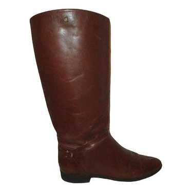Etienne Aigner Leather riding boots