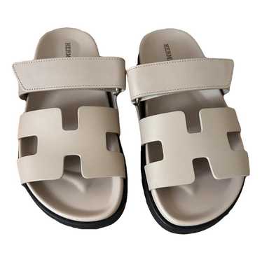 Hermès Chypre leather sandal - image 1