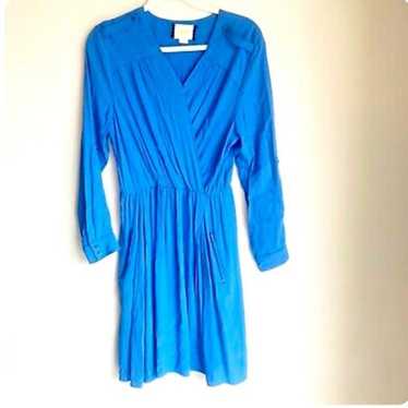 Anthropology Maeve Blue Dress