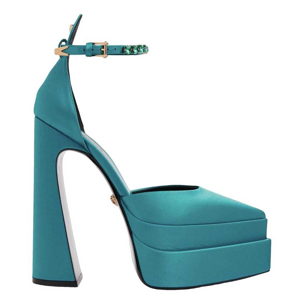 Versace Medusa Aevitas cloth heels - image 1