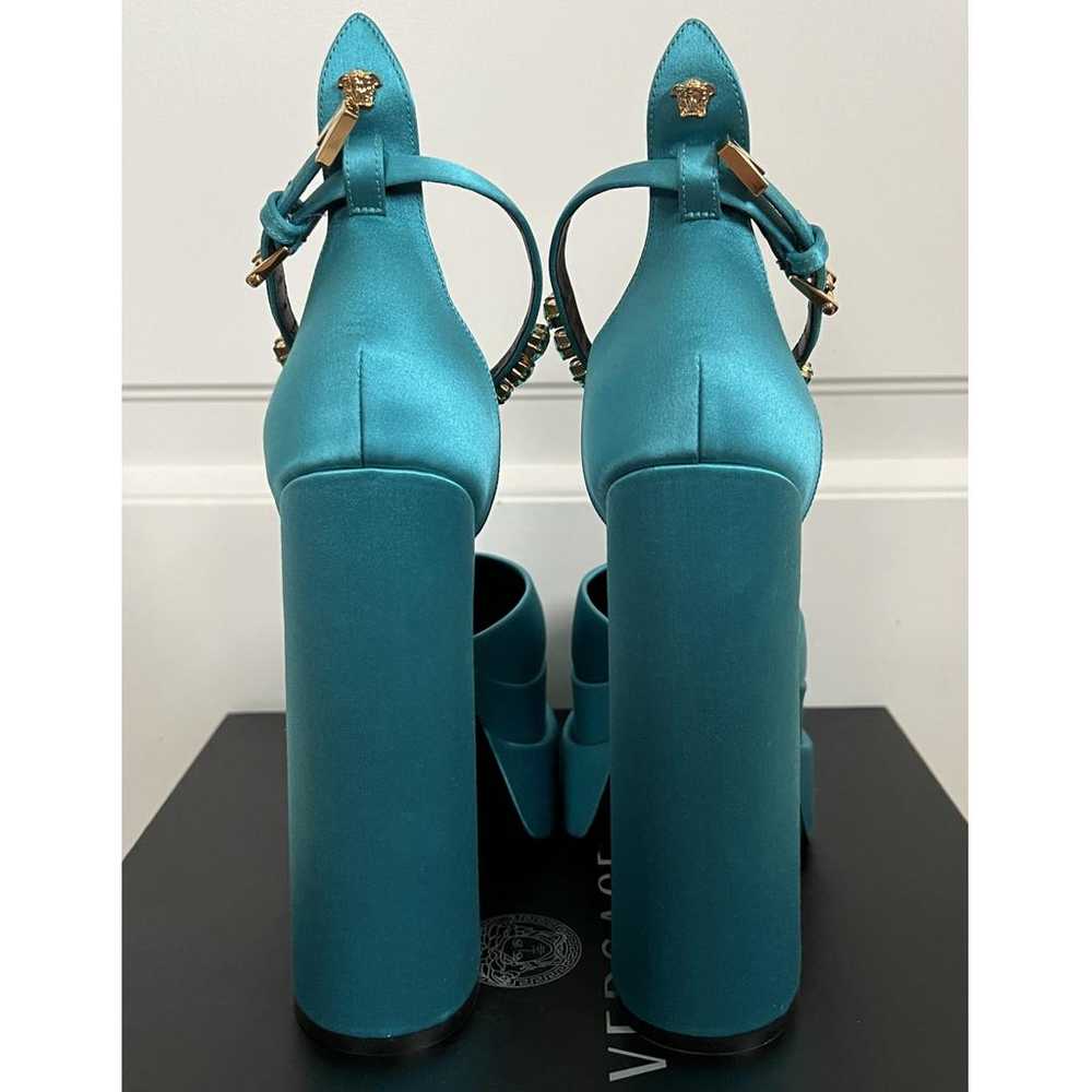 Versace Medusa Aevitas cloth heels - image 6