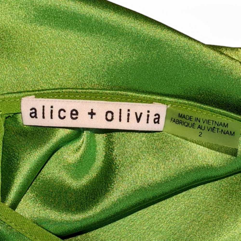Alice + Olivia Zumi Mini Party Club Dress Parrot … - image 4
