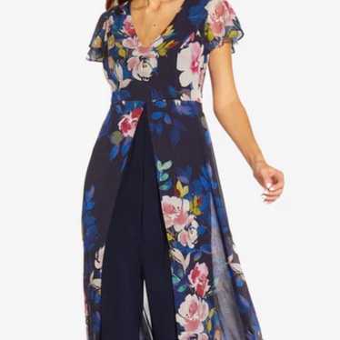 ADRIANNA PAPELL Floral Jumpsuit