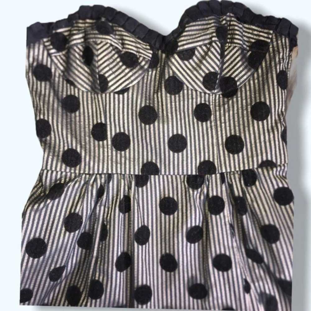 Nanette Lepore Strapless Cocktail Dress‎ 4 EUC - image 7