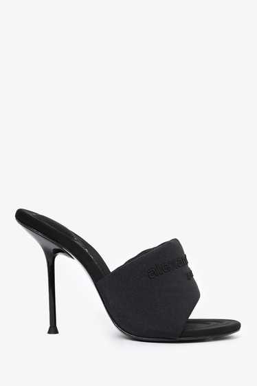 Alexander Wang Black Padded Fabric Sienna Heeled M