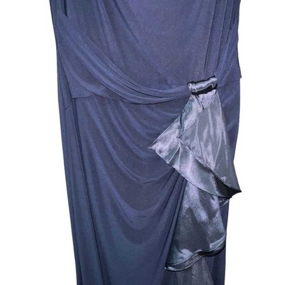 Betsy & Adams Dress Sleeveless Dark Blue Full Len… - image 2