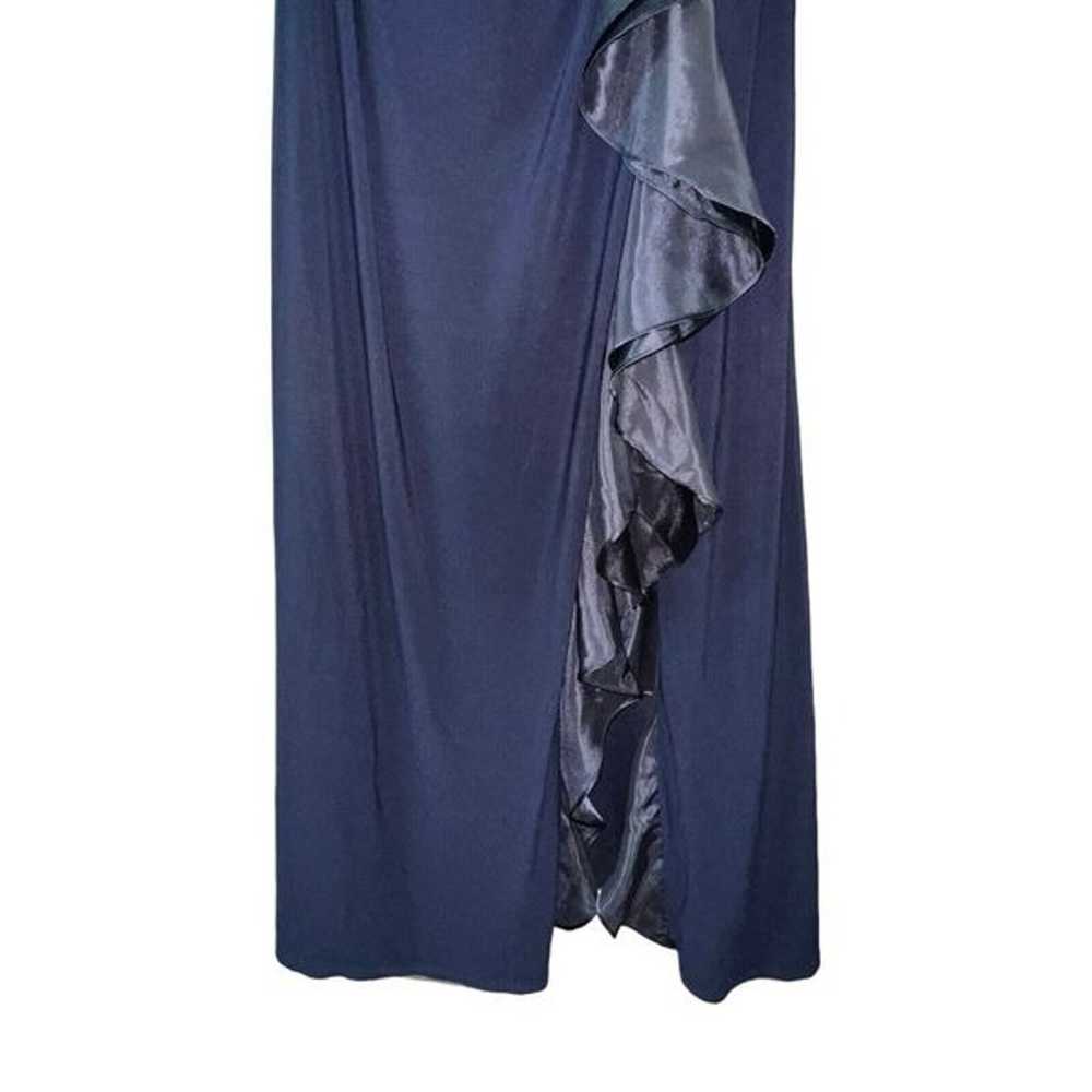 Betsy & Adams Dress Sleeveless Dark Blue Full Len… - image 3