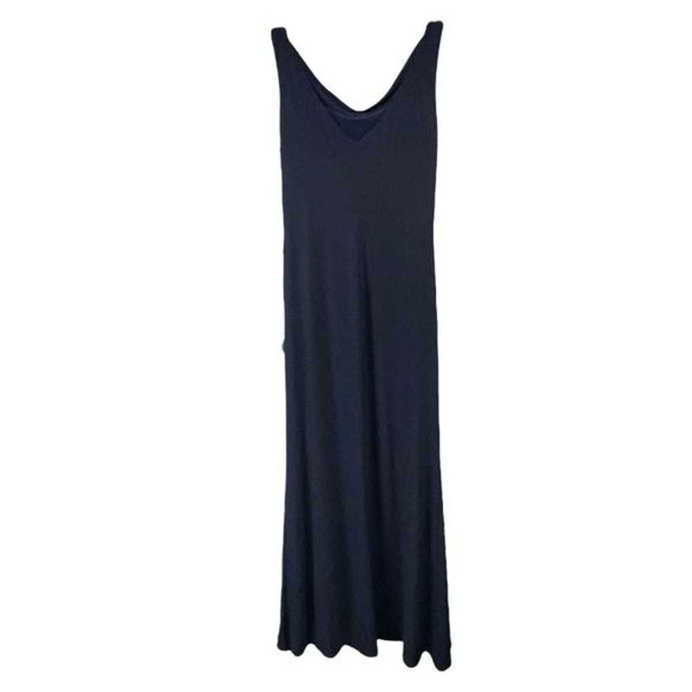 Betsy & Adams Dress Sleeveless Dark Blue Full Len… - image 4
