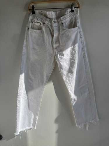 Vintage 1980’s Levi’s 501 White Denim Jeans