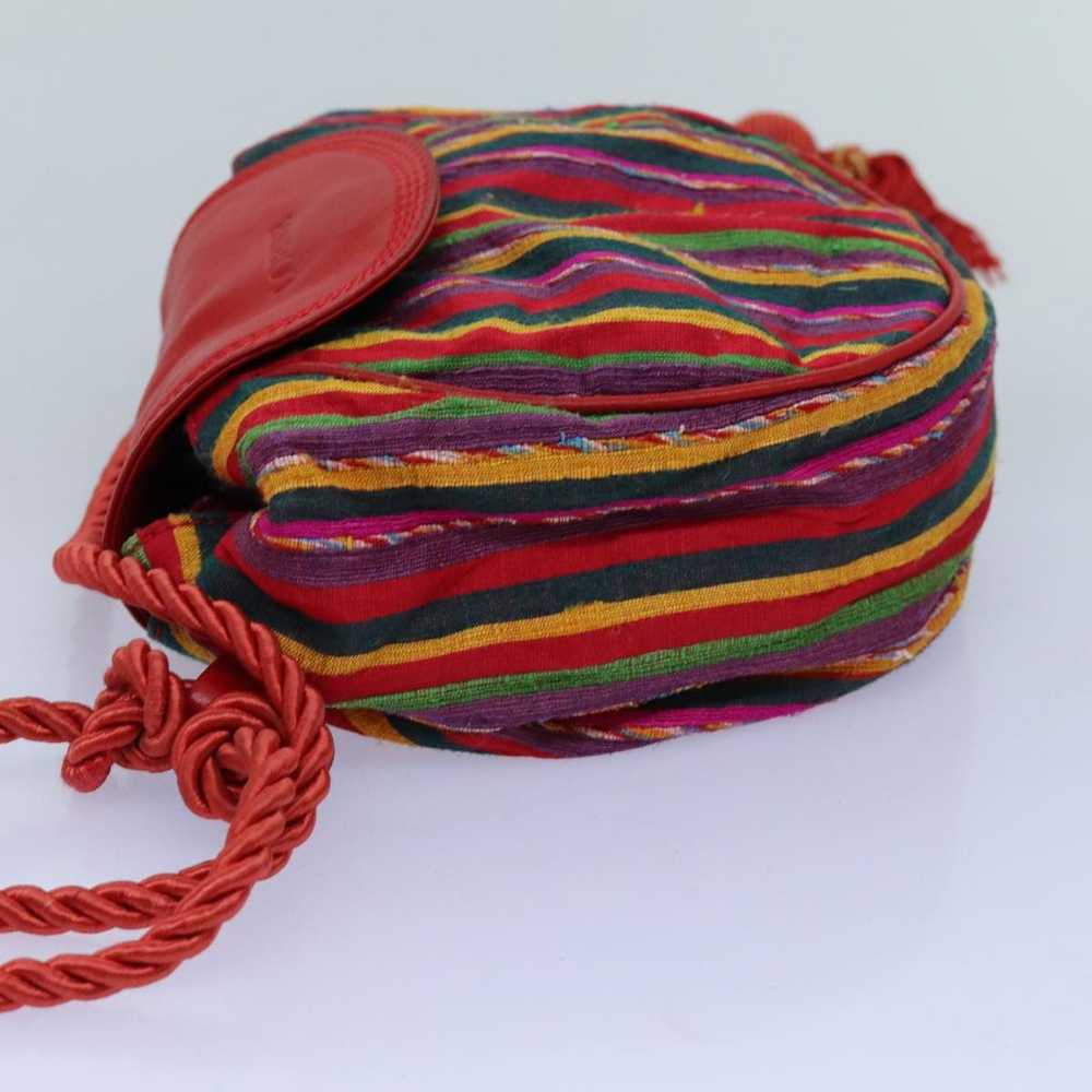 Loewe LOEWE Shoulder Bag cotton Multicolor Red Au… - image 4