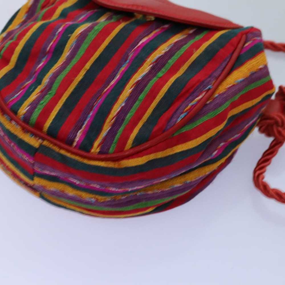 Loewe LOEWE Shoulder Bag cotton Multicolor Red Au… - image 8