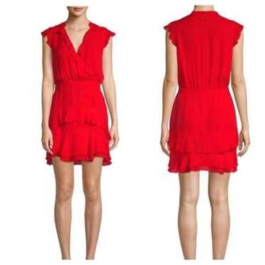 PARKER Tangia Silk Ruffle Dress