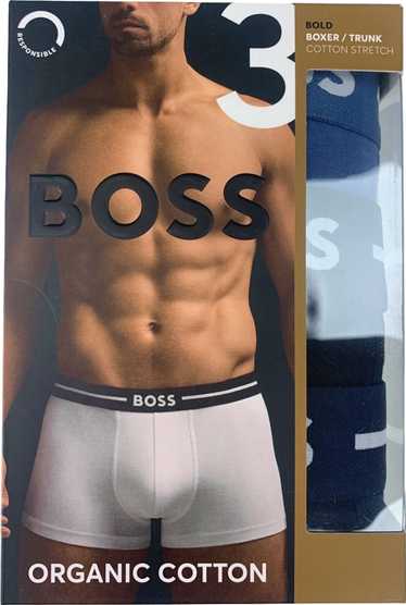 Hugo Boss Set of 3 Black/Blue/Navy Logo waistband 