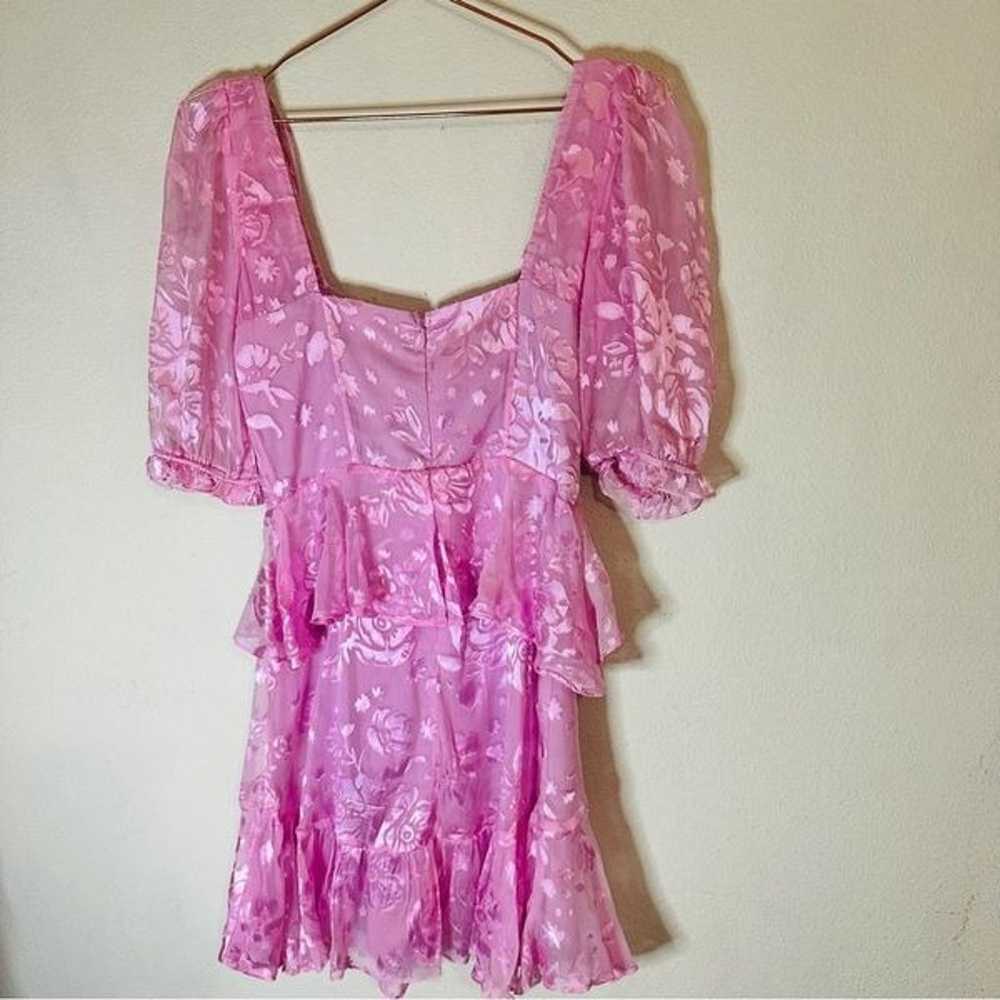 NWOT For Love & Lemons Cosmo Pink Mini Dress XS - image 6