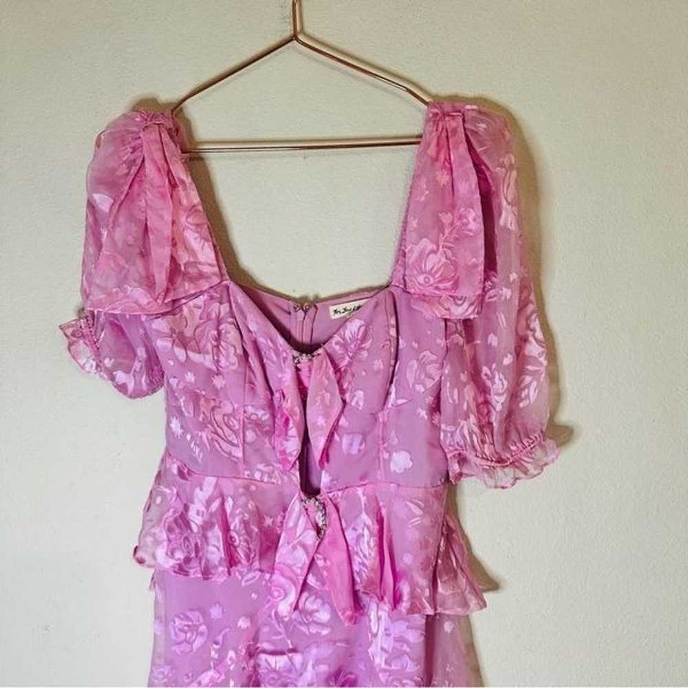 NWOT For Love & Lemons Cosmo Pink Mini Dress XS - image 7